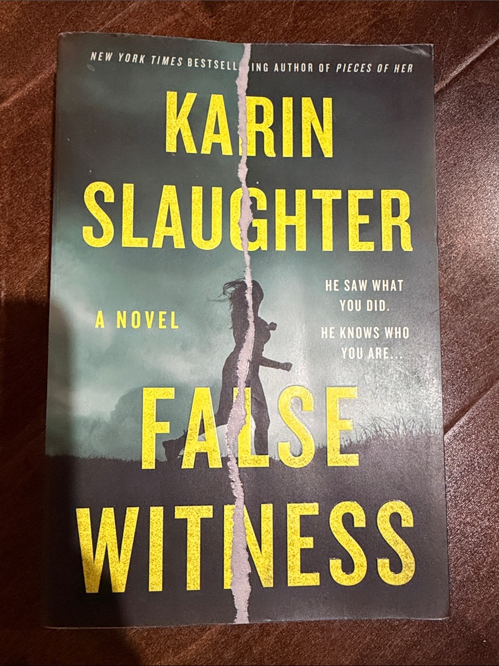 False Witness — Yellow/Black Novel